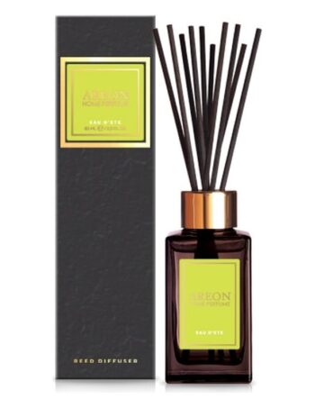 Aromātiskais difuzors ar kociņiem AREON Black Eau d'Ete, 85 ml