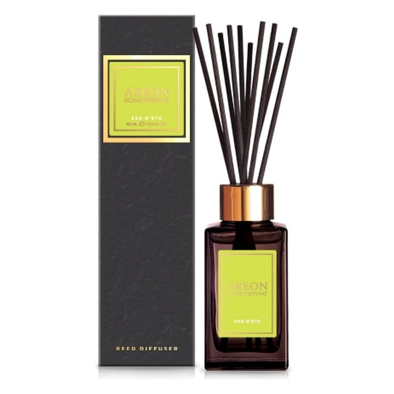 Aromātiskais difuzors ar kociņiem AREON Black Eau d'Ete, 85 ml ARESTICKSBL05/85 OE ARESTICKSBL05-85