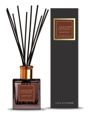 Aromātiskais difuzors ar kociņiem AREON Black Golden Coco, 150 ml