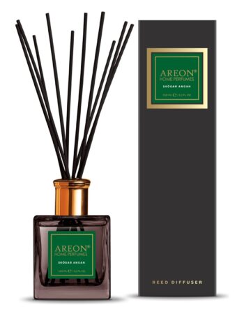 Aromātiskais difuzors ar kociņiem AREON Black Skogar Angan, 150 ml