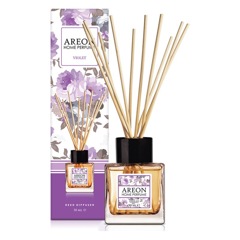 Aromātiskais difuzors ar kociņiem AREON Botanic Violet, 50 ml ARESTICKSBHP04 OE ARESTICKSBHP04