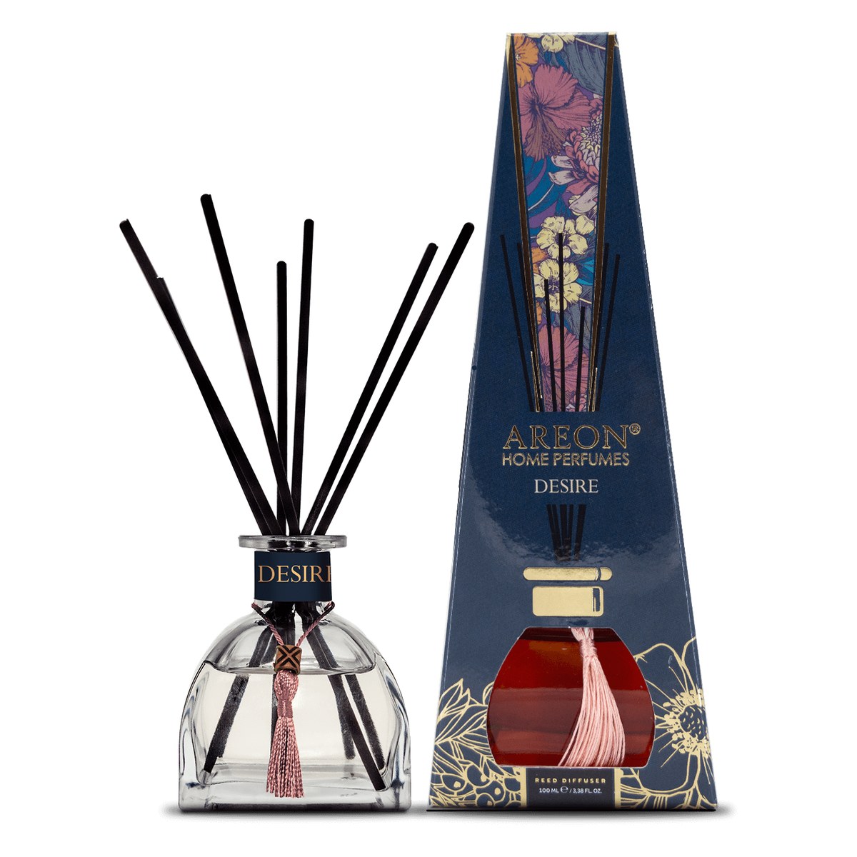 Aromātiskais difuzors ar kociņiem AREON Exclusive Desire, 100 ml ARESTICKSHPH02 OE ARESTICKSHPH02