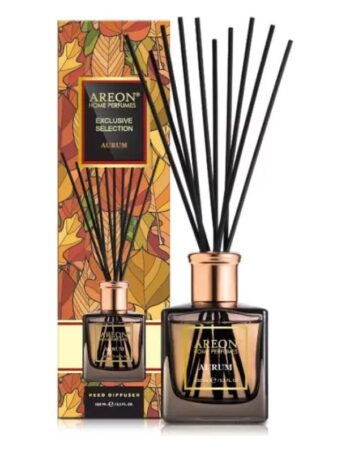 Aromātiskais difuzors ar kociņiem AREON Exclusive Selection Aurum, 150 ml