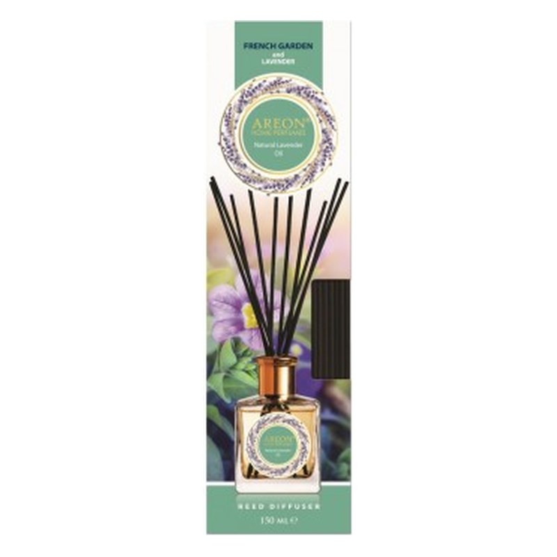 Aromātiskais difuzors ar kociņiem AREON French Garden & Natural Lavender, 150 ml ARESTICKSLHP04 OE ARESTICKSLHP04