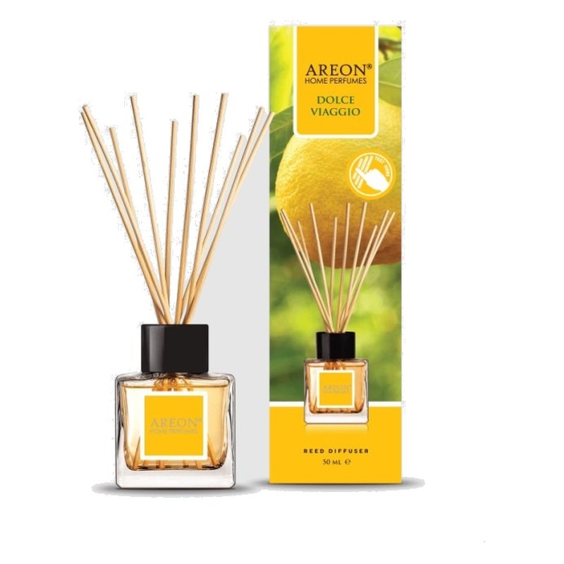 Aromātiskais difuzors ar kociņiem AREON Home Perfume Dolce Viaggio, 50 ml ARESTICKSHP16 OE ARESTICKSHP16