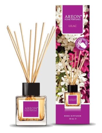 Aromātiskais difuzors ar kociņiem AREON Home Perfume Lilac, 50 ml