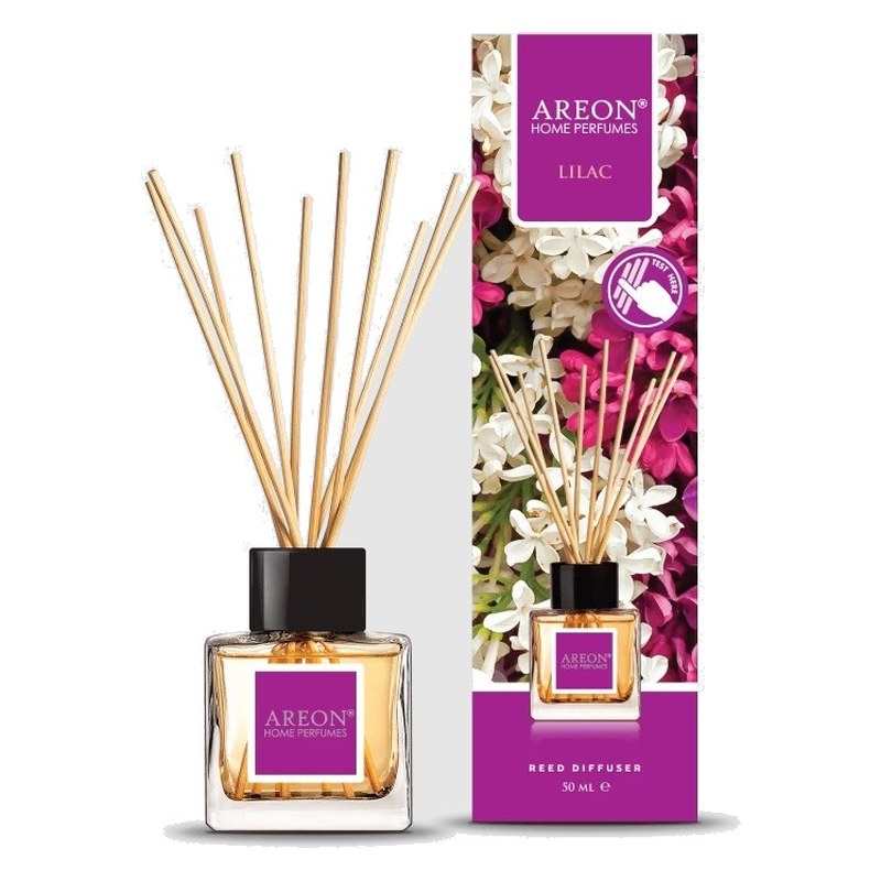 Aromātiskais difuzors ar kociņiem AREON Home Perfume Lilac, 50 ml ARESTICKSHP2 OE ARESTICKSHP2