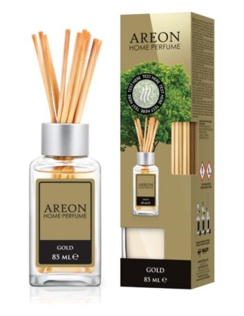 Aromātiskais difuzors ar kociņiem AREON Home Perfume Lux Gold, 85 ml