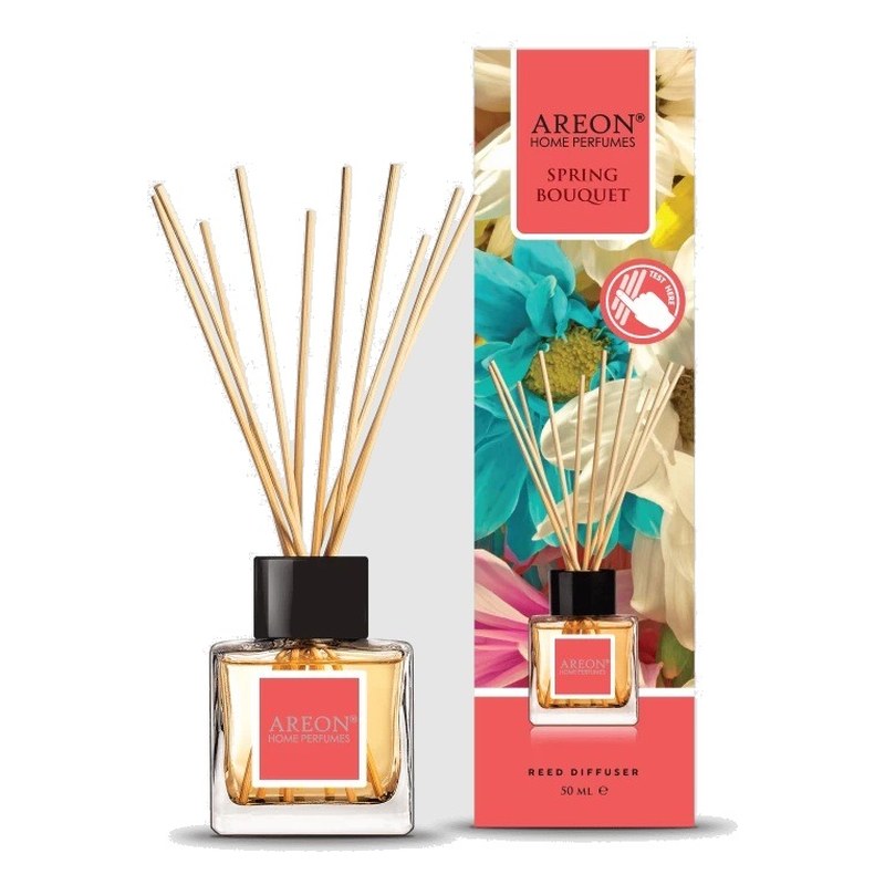 Aromātiskais difuzors ar kociņiem AREON Home Perfume Spring Bouquet, 50 ml ARESTICKSHP6 OE ARESTICKSHP6