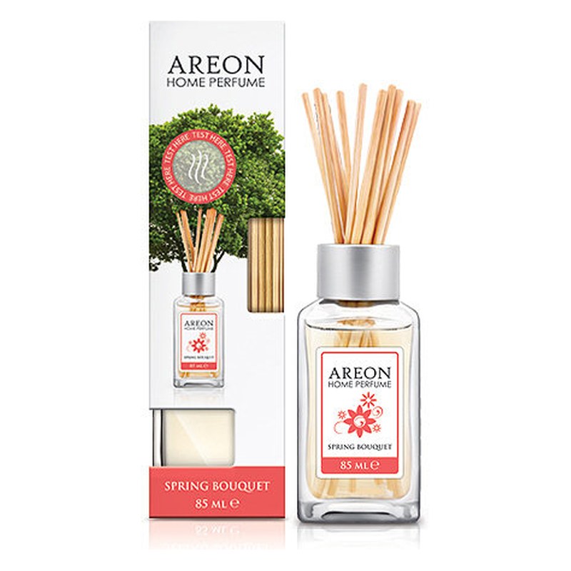 Aromātiskais difuzors ar kociņiem AREON Home Perfume Spring Bouquet, 85 ml ARESTICKS06/85 OE ARESTICKS06-85