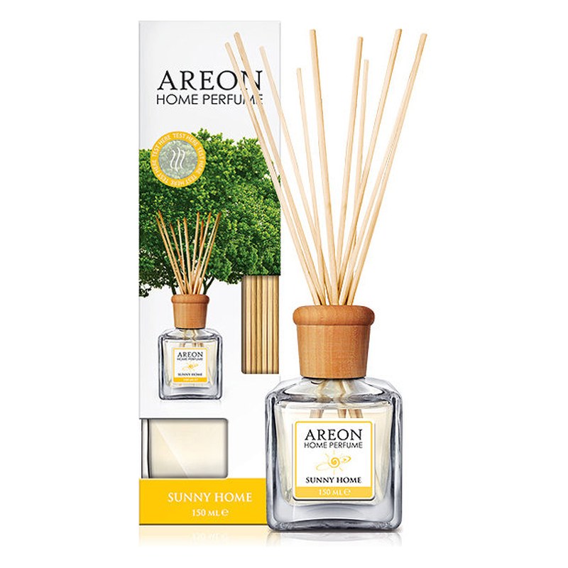 Aromātiskais difuzors ar kociņiem AREON Home Perfume Sunny Home, 150 ml ARESTICKS03/150 OE ARESTICKS03-150