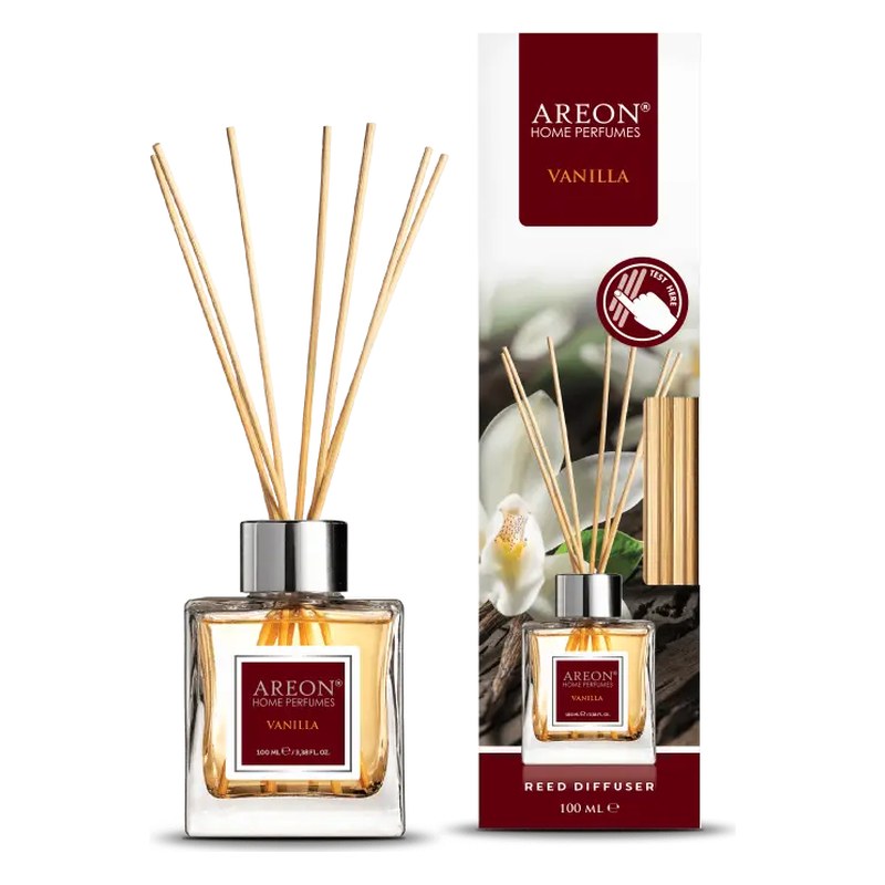 Aromātiskais difuzors ar kociņiem AREON Home Perfume Vanilla, 100 ml ARESTICKSHPA04 OE ARESTICKSHPA04