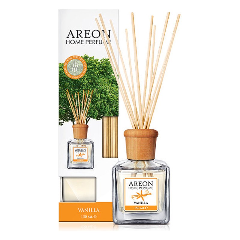 Aromātiskais difuzors ar kociņiem AREON Home Perfume Vanilla, 150 ml ARESTICKS04/150 OE ARESTICKS04-150