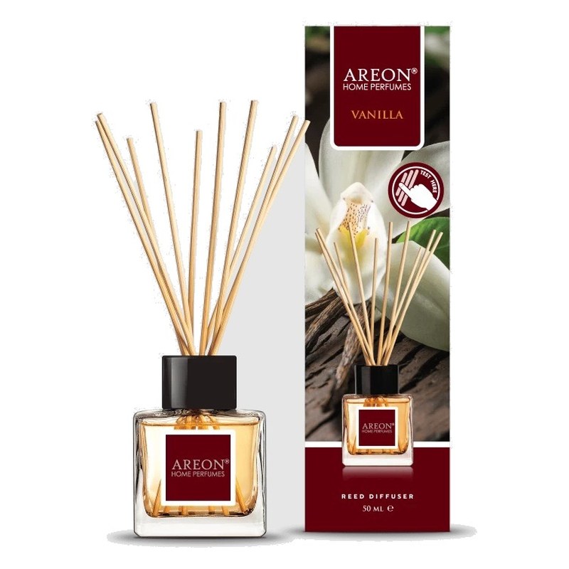 Aromātiskais difuzors ar kociņiem AREON Home Perfume Vanilla, 50 ml ARESTICKSHP4 OE ARESTICKSHP4