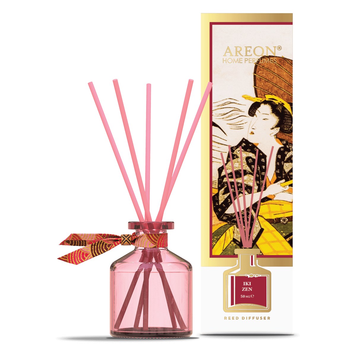 Aromātiskais difuzors ar kociņiem AREON Japan Line Iki Zen, 50 ml ARESTICKSRHPJ02 OE ARESTICKSRHPJ02