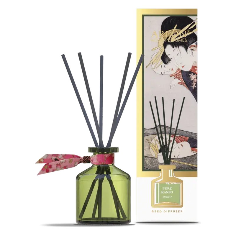 Aromātiskais difuzors ar kociņiem AREON Japan Line Pure Kanso, 50 ml ARESTICKSRHPJ05 OE ARESTICKSRHPJ05