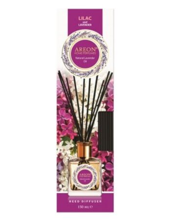 Aromātiskais difuzors ar kociņiem AREON Lilac & Natural Lavender, 150 ml