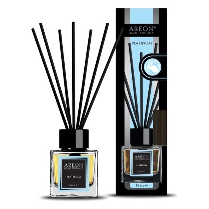 Aromātiskais difuzors ar kociņiem AREON Lux Platinum, 50 ml ARESTICKSRDS03 OE ARESTICKSRDS03