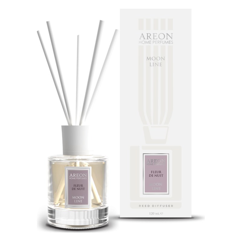 Aromātiskais difuzors ar kociņiem AREON Moon Line Fleur de Nuit, 120 ml ARESTICKSHPML03 OE ARESTICKSHPML03