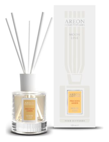 Aromātiskais difuzors ar kociņiem AREON Moon Line Precious Amber, 120 ml