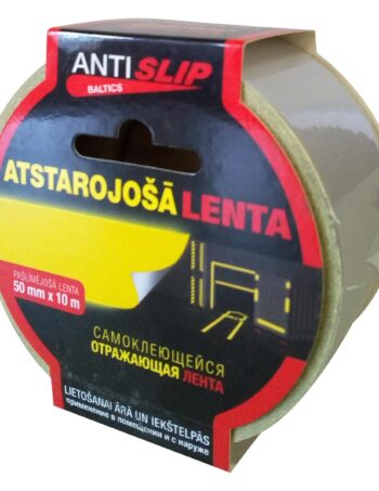 Atstarojošā lente Anti Slip, 50 mm x 10 m, balta