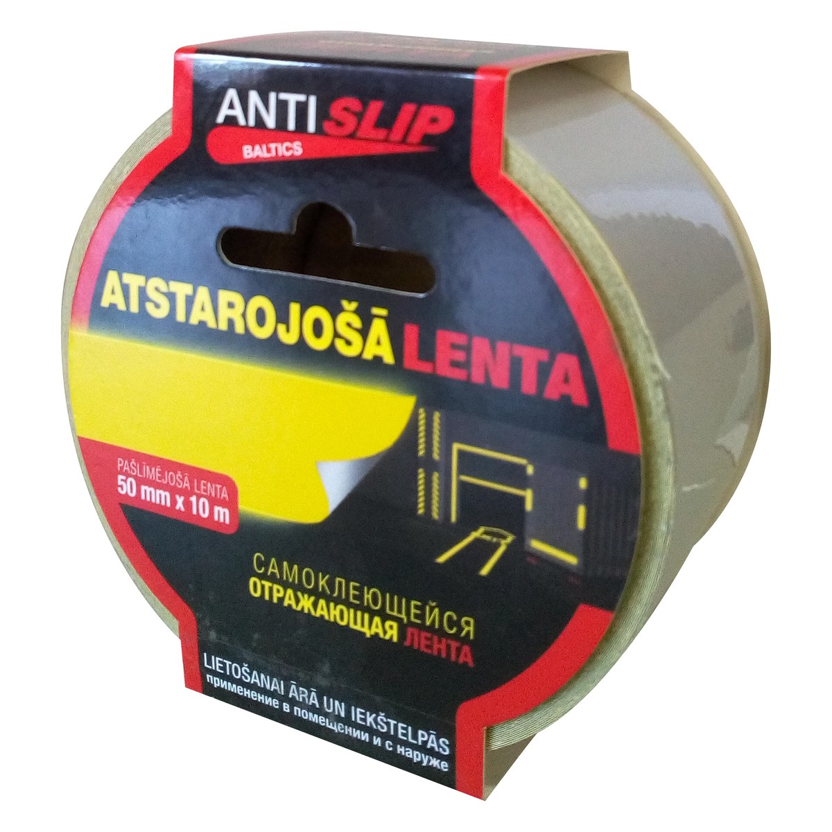 Atstarojošā lente Anti Slip, 50 mm x 10 m, balta ATS864 OE ATS864