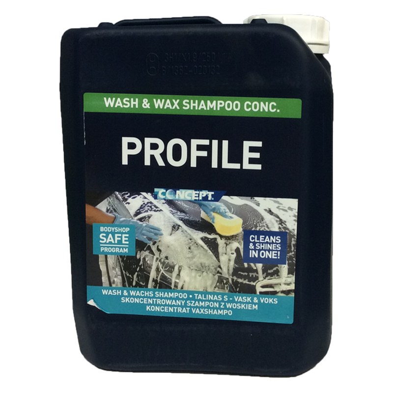 Autošampūna koncentrāts ar vasku CONCEPT PROFILE WASH & WAX, 5 l C94505 OE C94505