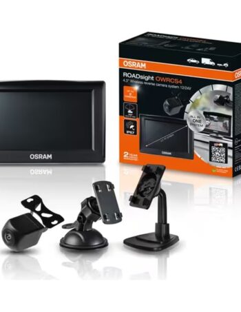 Bezvadu atpakaļgaitas kameras komplekts OSRAM ROADsight ar 4,3" ekrānu