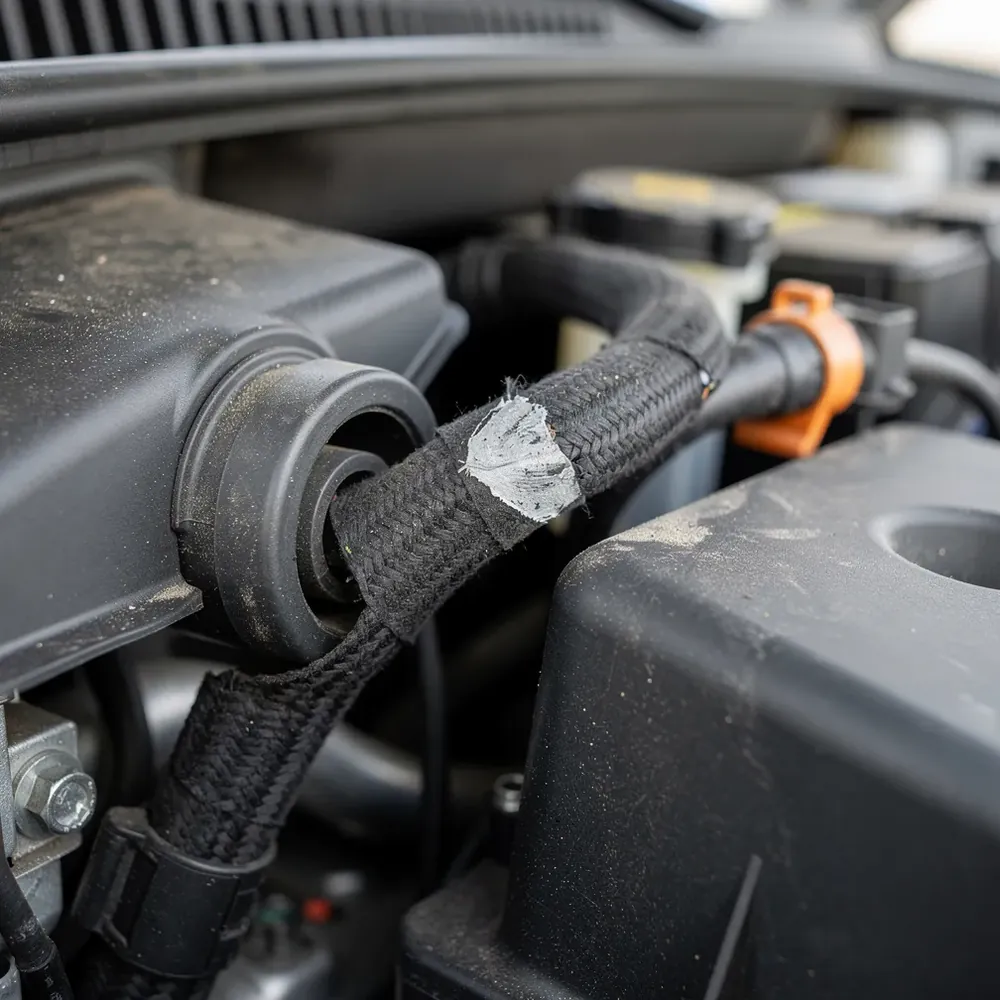 Noberzta auto vada izolācija pie aizsarguzmavas
