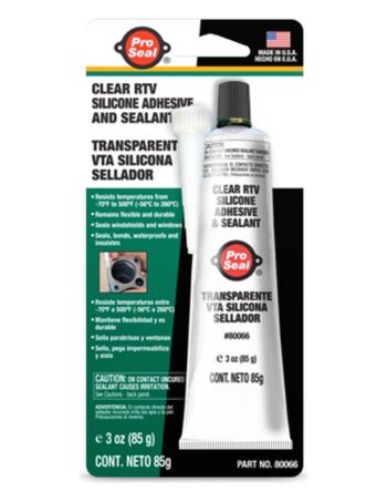 Caurspīdīga RTV silikona līme un hermētiķis Pro Seal Clear, 85 g