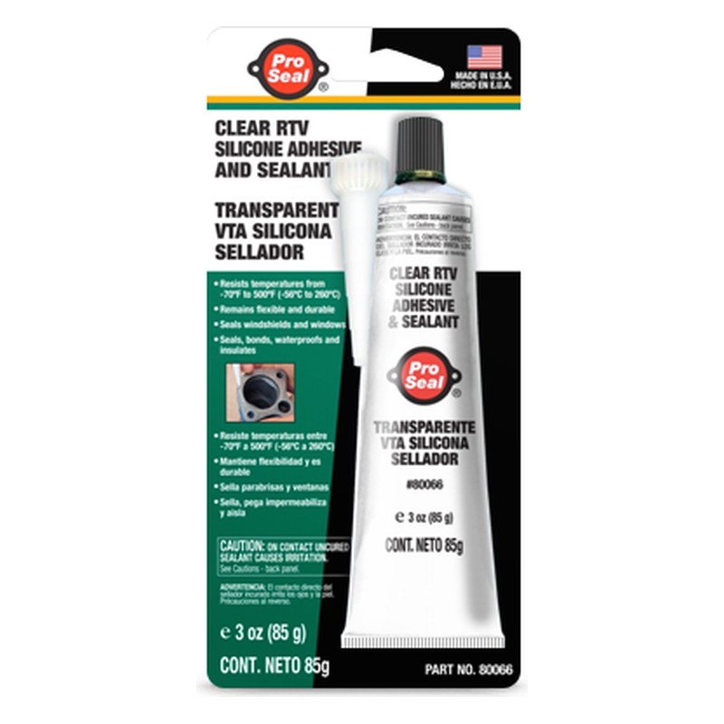 Caurspīdīga RTV silikona līme un hermētiķis Pro Seal Clear, 85 g P80066 OE 80066