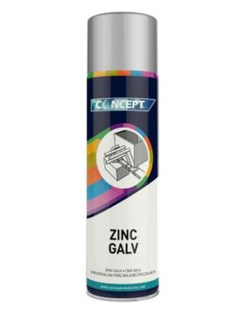 Cinka pārklājums aerosolā CONCEPT ZINC GALV, 450 ml