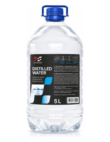 Destilēts ūdens PITSTOP Premium, 5 l