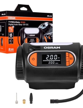Digitālais riepu kompresors OSRAM TYREinflate 2120, 12 V, ar Auto-Stop