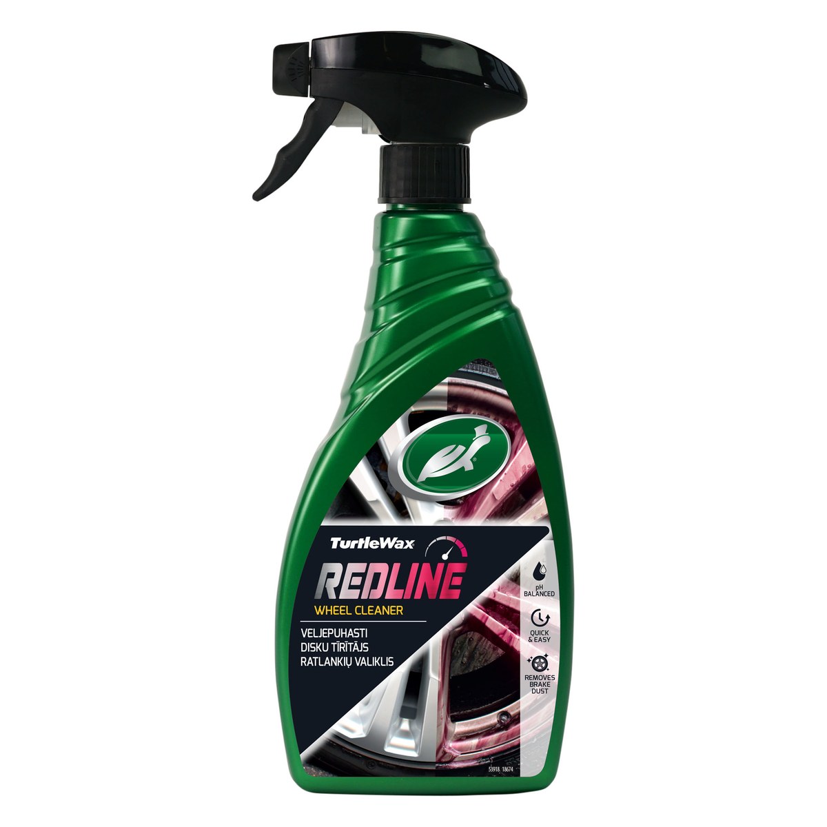 Disku tīrītājs Turtle Wax Redline Wheel Cleaner, 500 ml