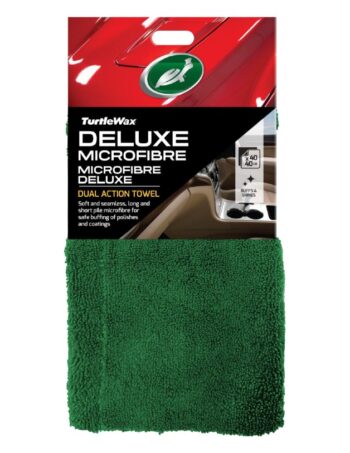 Divpusējs mikrošķiedras dvielis Turtle Wax Deluxe Dual Action