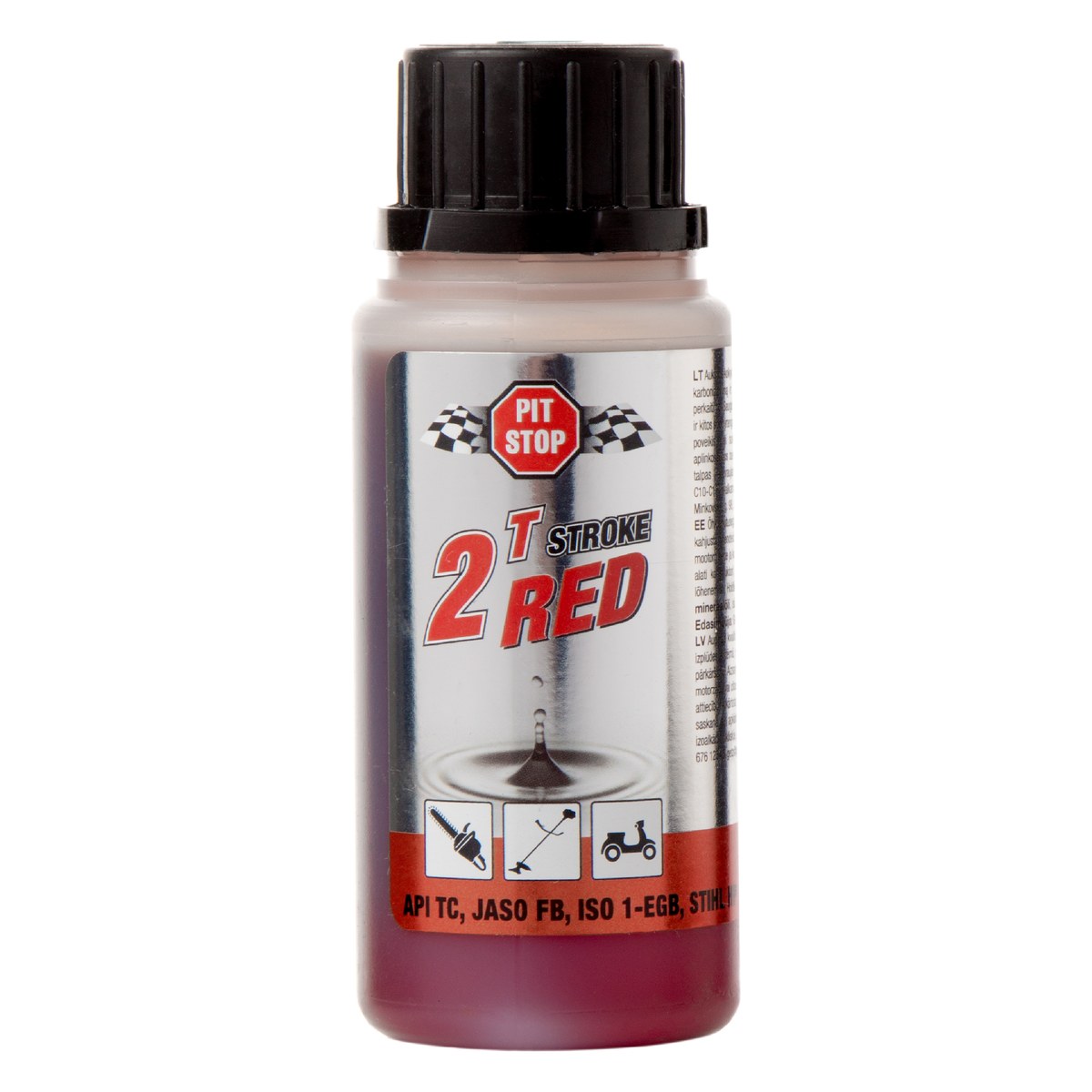 Divtaktu motoru eļļa PITSTOP 2T, sarkana, 100 ml PST-2TR-01 OE PST-2TR-01