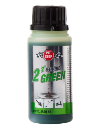 Divtaktu motoru eļļa PITSTOP 2T, zaļa, 100 ml