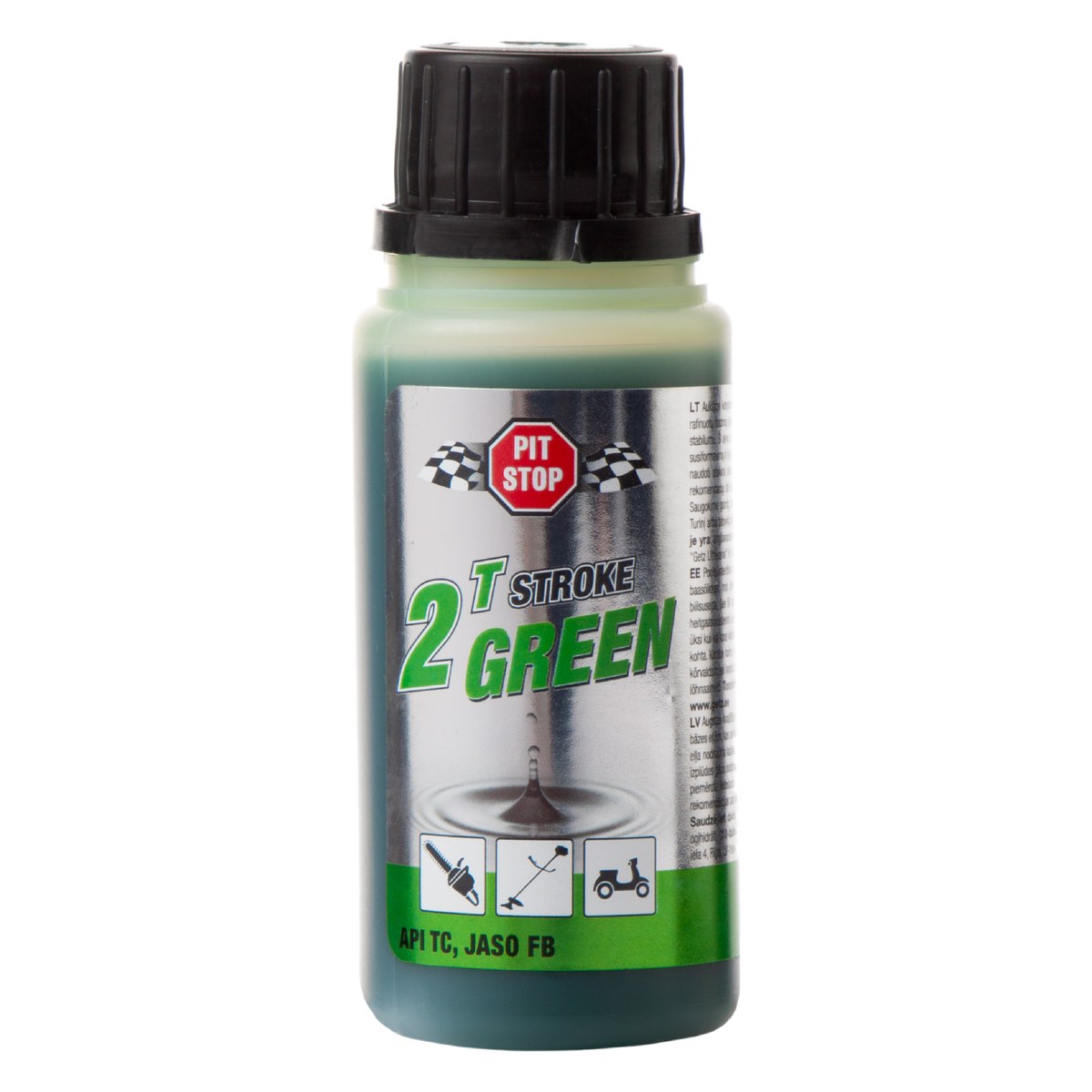 Divtaktu motoru eļļa PITSTOP 2T, zaļa, 100 ml PST-2TG-01 OE PST-2TG-01