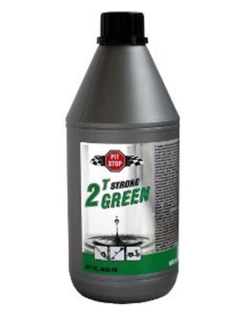 Divtaktu motoru eļļa PITSTOP 2T, zaļa, 600 ml