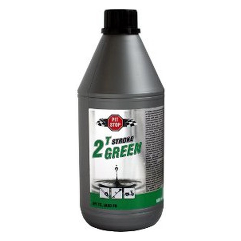 Divtaktu motoru eļļa PITSTOP 2T, zaļa, 600 ml PST-2TG-06 OE PST-2TG-06