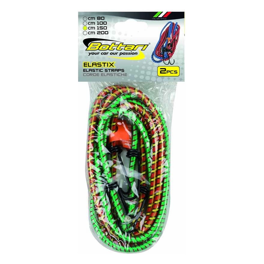 Elastīgās stiprināšanas saites Bottari ELASTIX ar āķiem, 150 cm, 2 gab. B18226 OE B18226