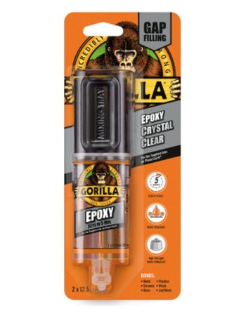 Epoksīda līme Gorilla Epoxy Crystal Clear, 25 ml