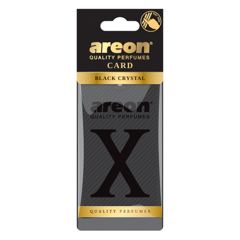 Gaisa atsvaidzinātājs AREON CARD Black Crystal AREAXC01 OE AREAXC01