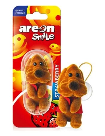 Gaisa atsvaidzinātājs AREON Smile Toy Brown Dog Strawberry