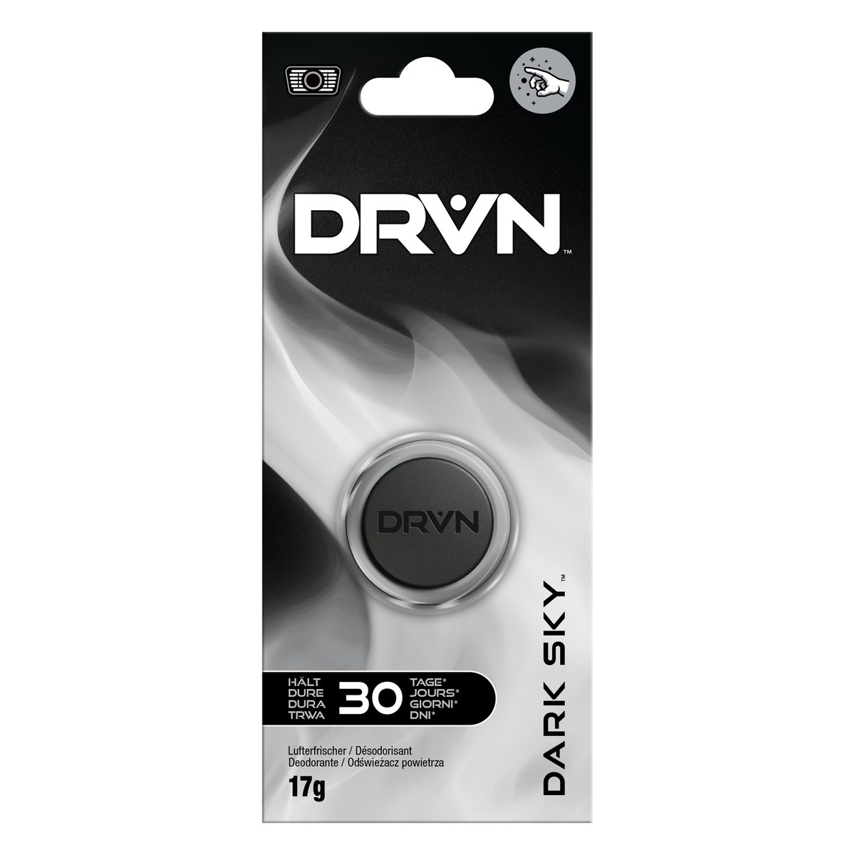 Gaisa atsvaidzinātājs ventilācijai DRVN Mini Vent Dark Sky, 17 g