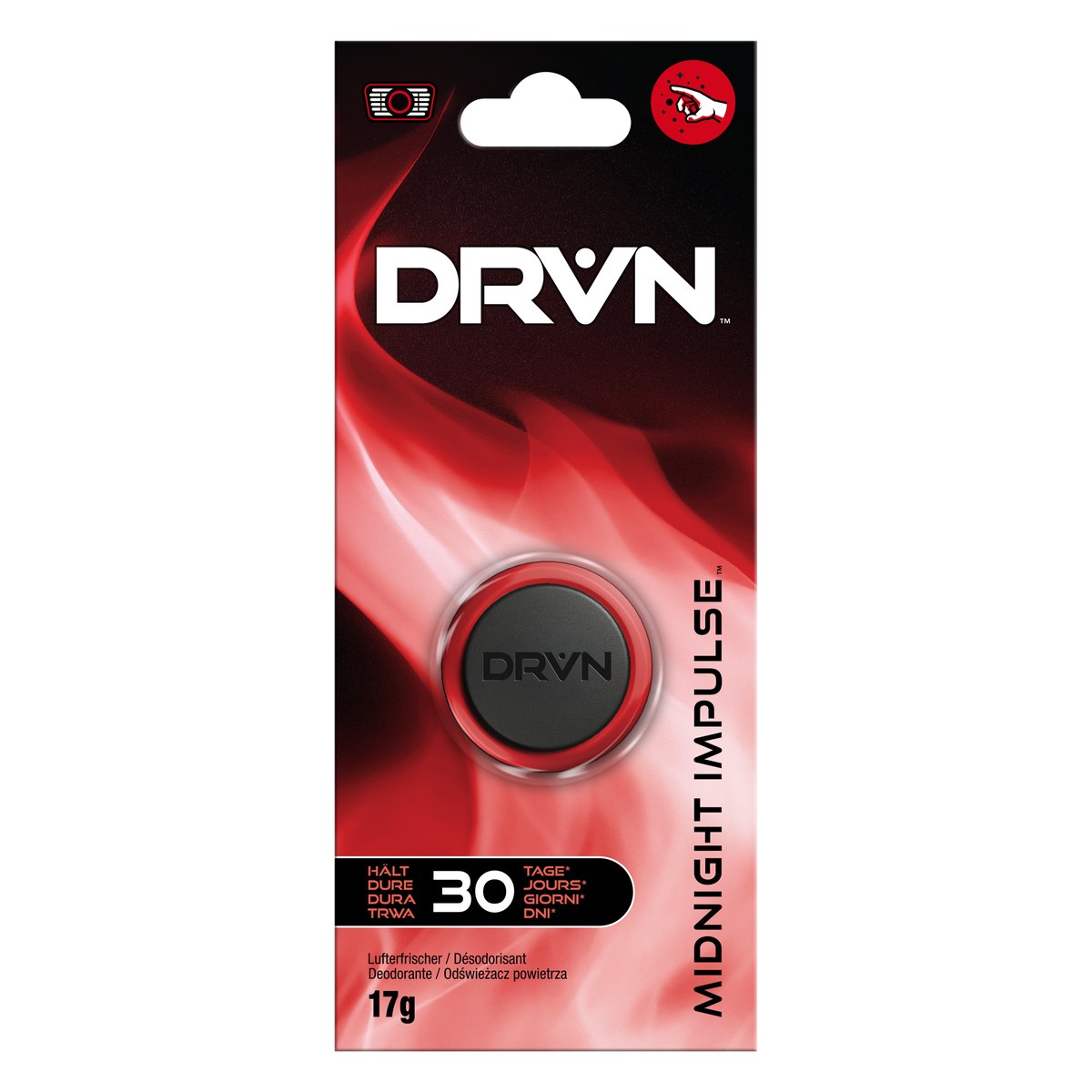 Gaisa atsvaidzinātājs ventilācijai DRVN Mini Vent Midnight Impulse, 17 g
