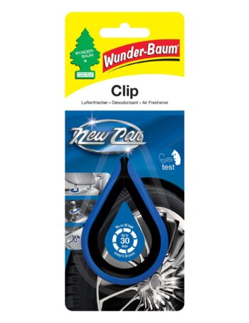 Gaisa atsvaidzinātājs ar klipsi WUNDER-BAUM Clip New Car, 12 g