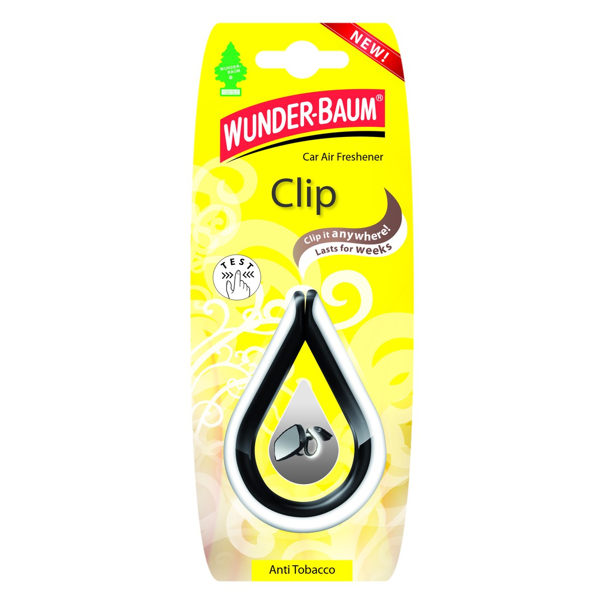 Gaisa atsvaidzinātājs ar klipsi WUNDER-BAUM Clip Summer Cotton, 12 g WBC721 OE WBC721