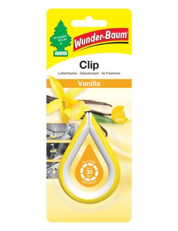 Gaisa atsvaidzinātājs ar klipsi WUNDER-BAUM Clip Vanilla, 12 g